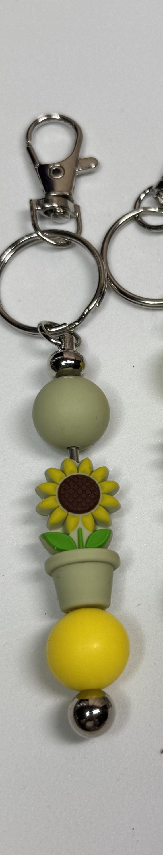 Sunflower and or Giraffe Keychains