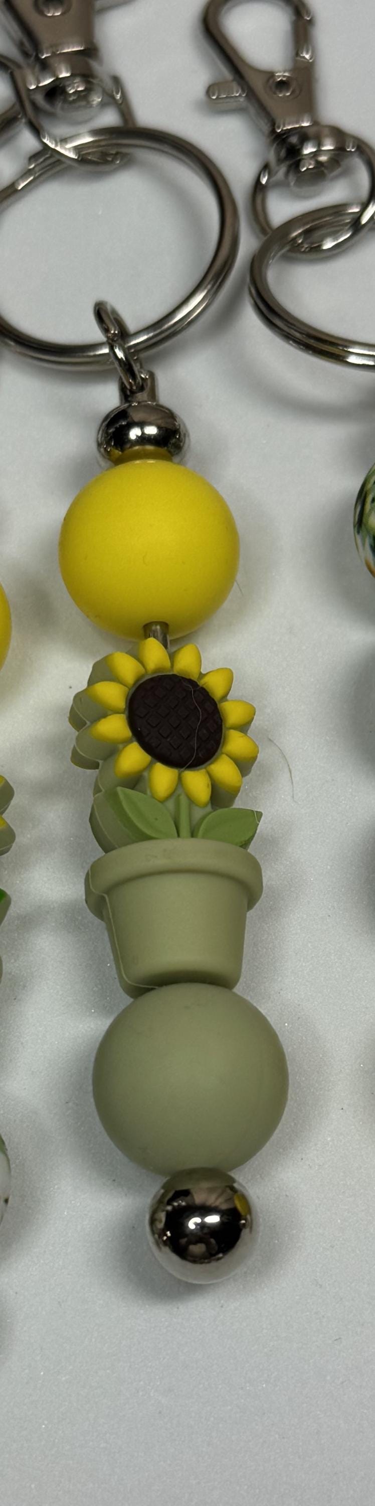 Sunflower and or Giraffe Keychains