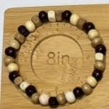 Wooden Beaded Bracelets Stretchy