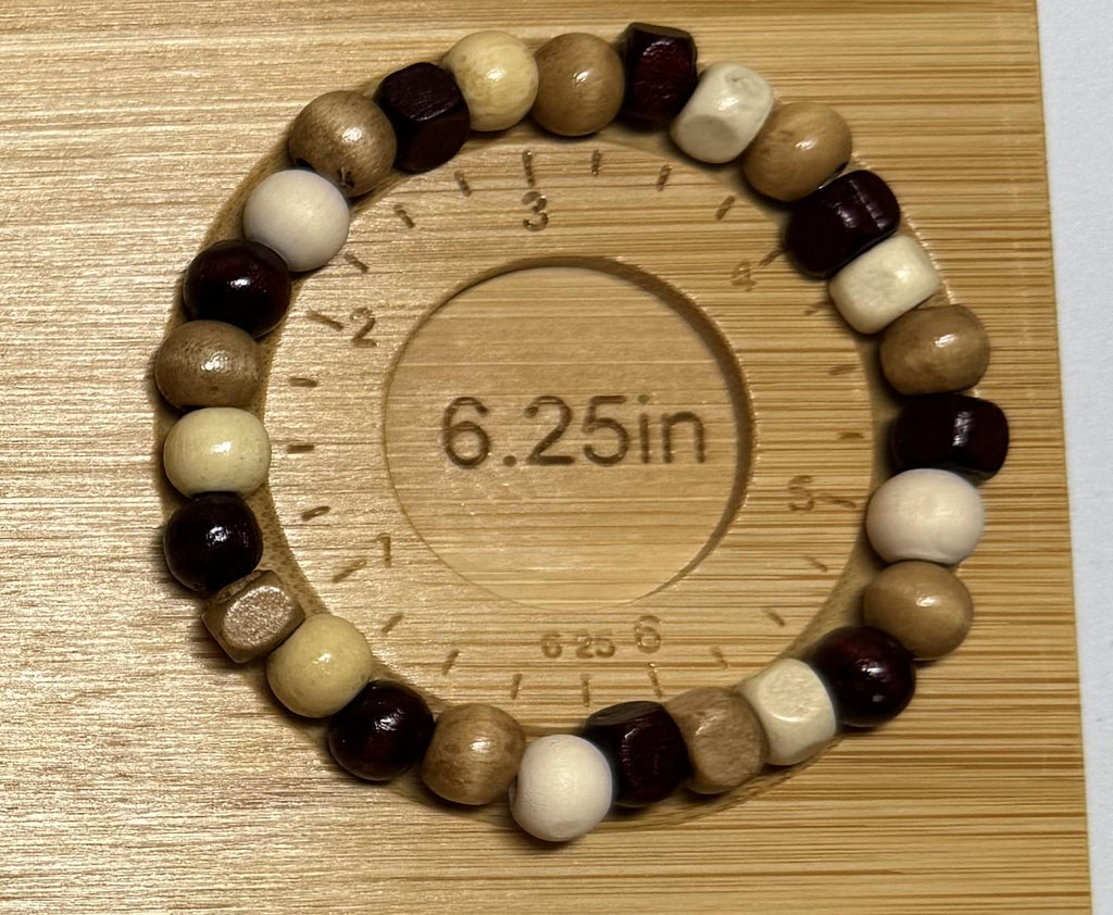 Wooden Beaded Bracelets Stretchy