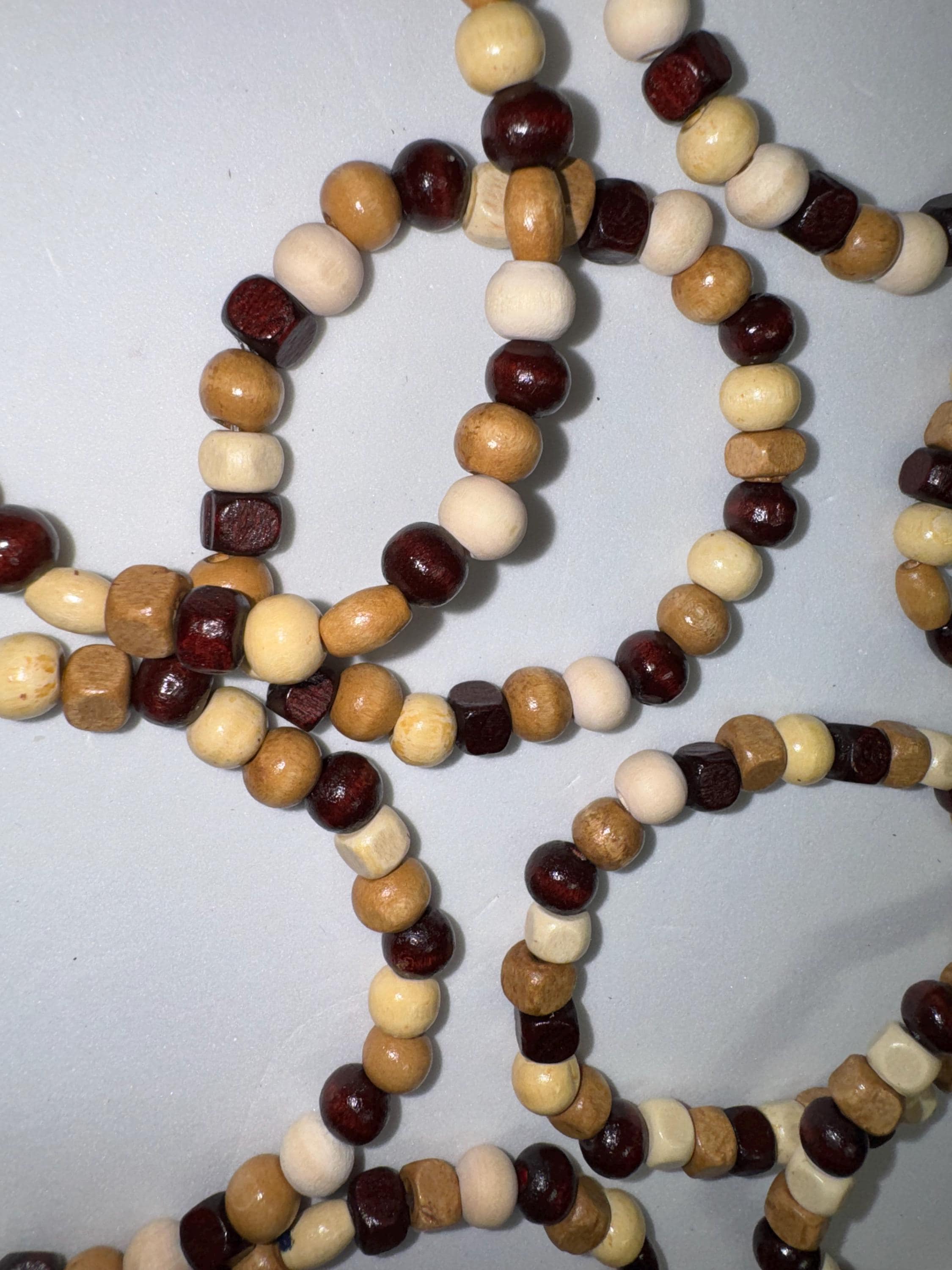 Wooden Beaded Bracelets Stretchy