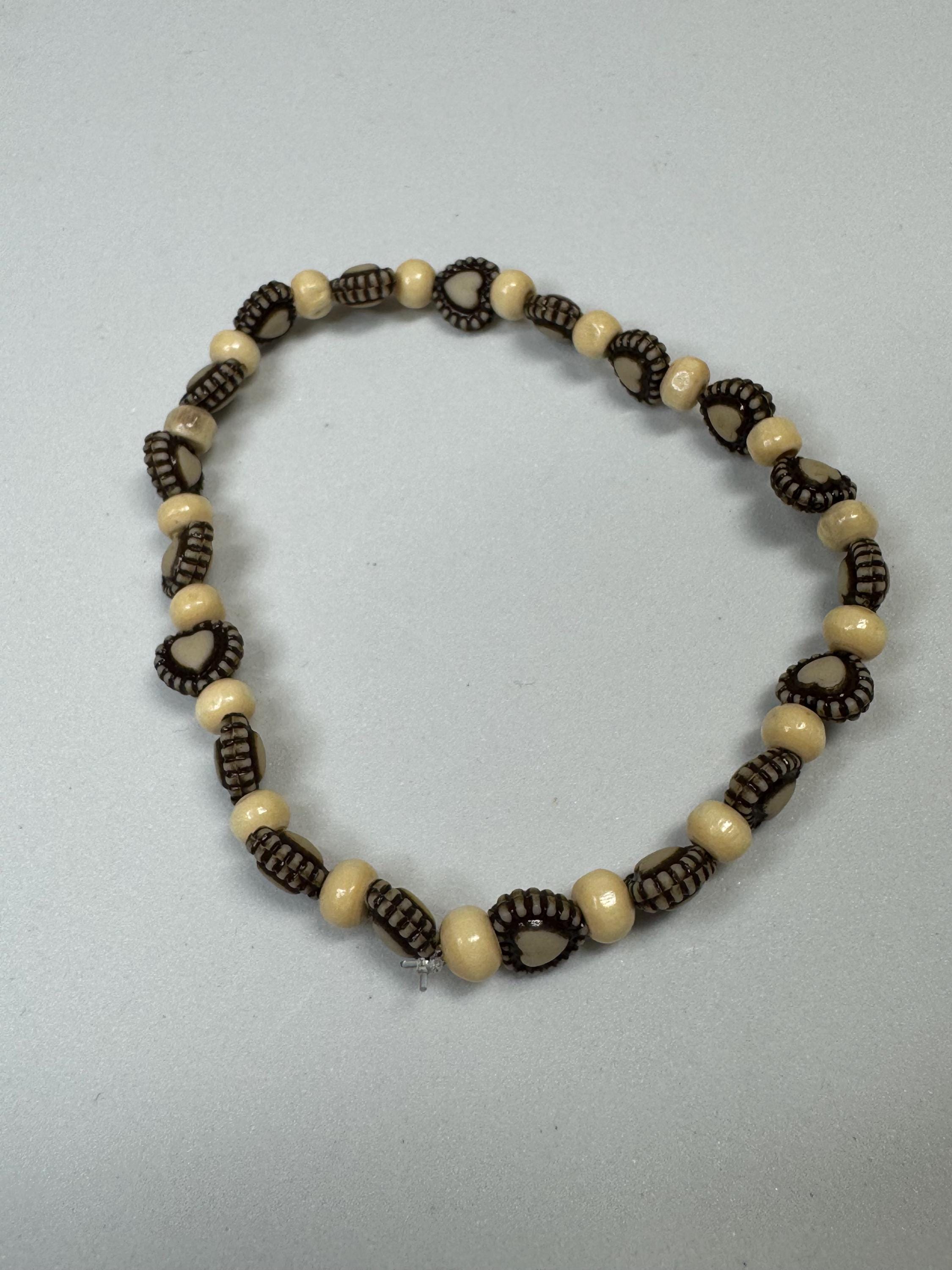 Heart Beaded Stretchy Bracelets