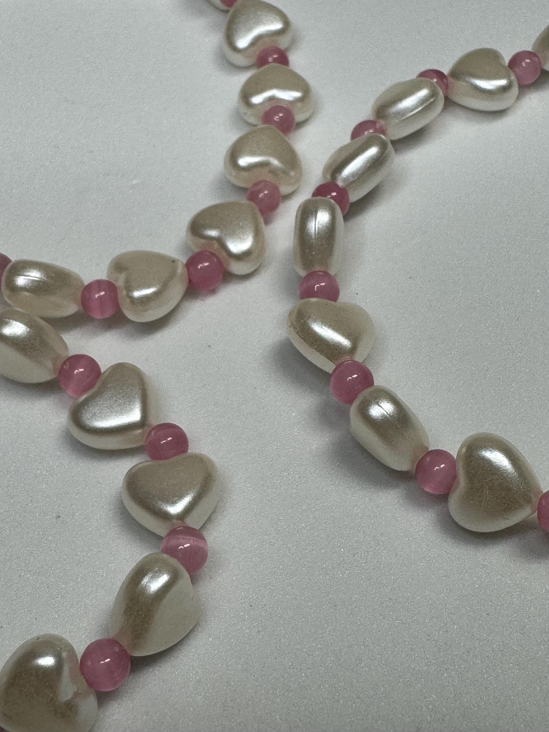 Heart Beaded Stretchy Bracelets