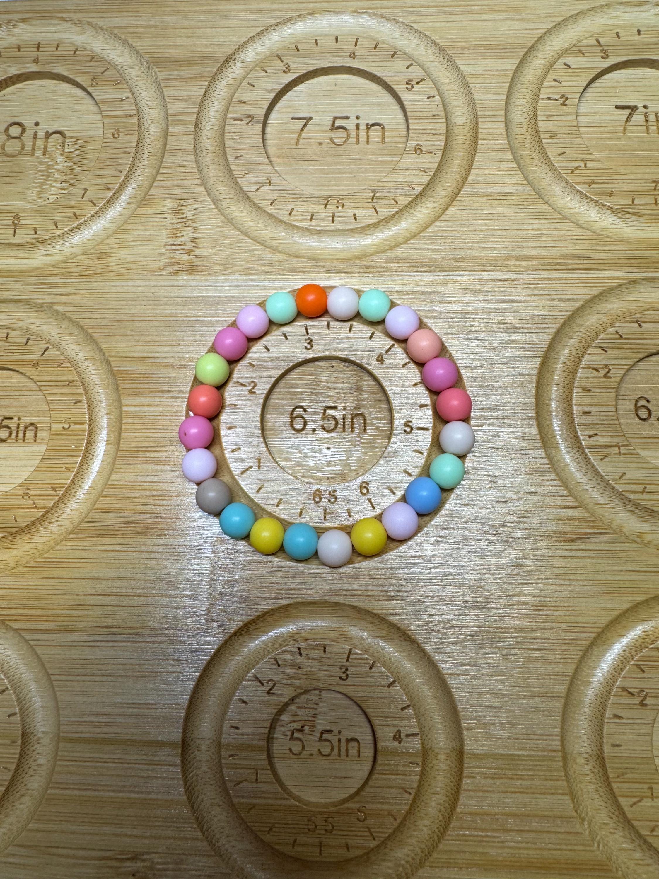 Spring Plastic Beaded Stretchy Bracelets