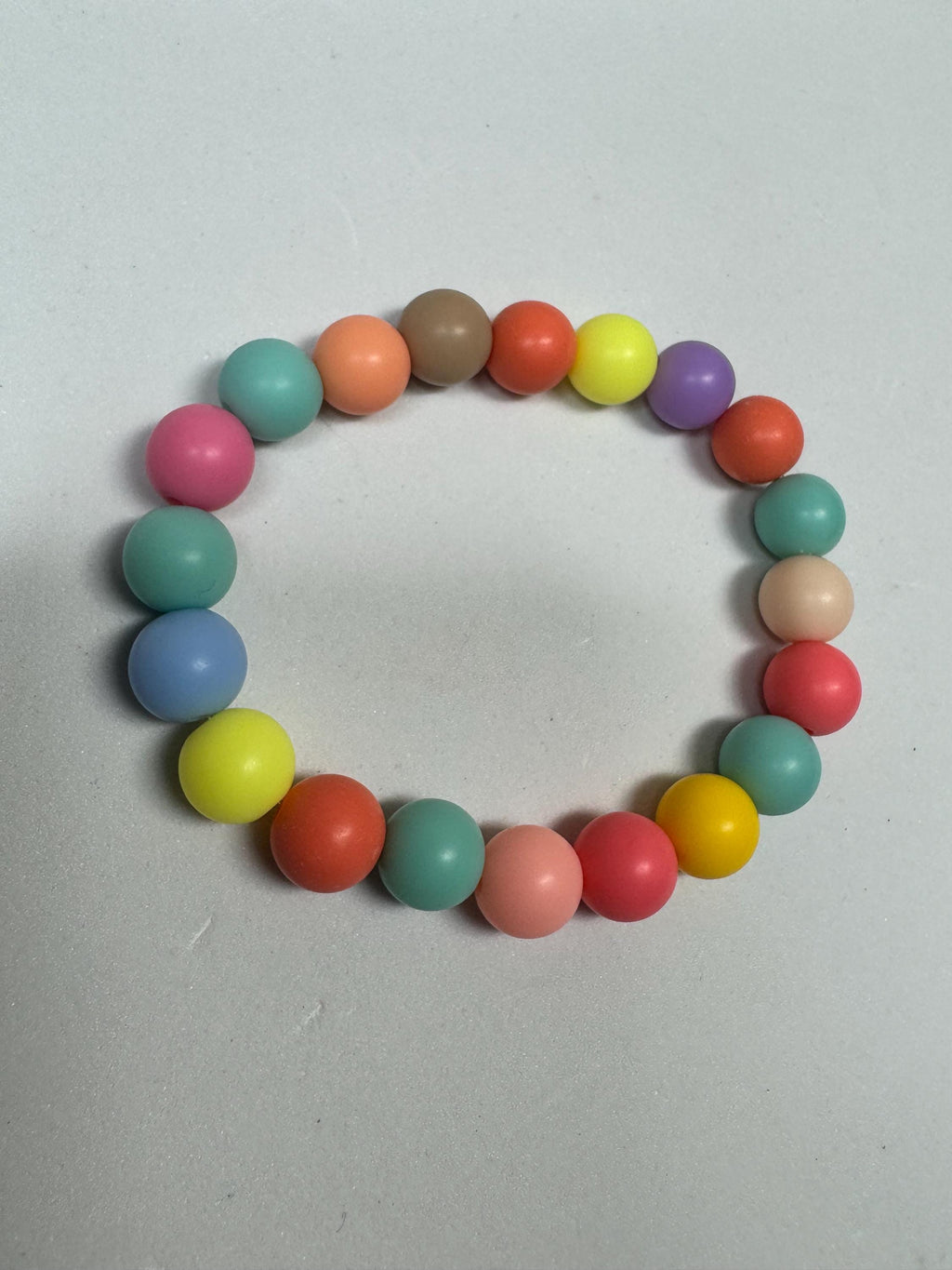 Spring Plastic Beaded Stretchy Bracelets