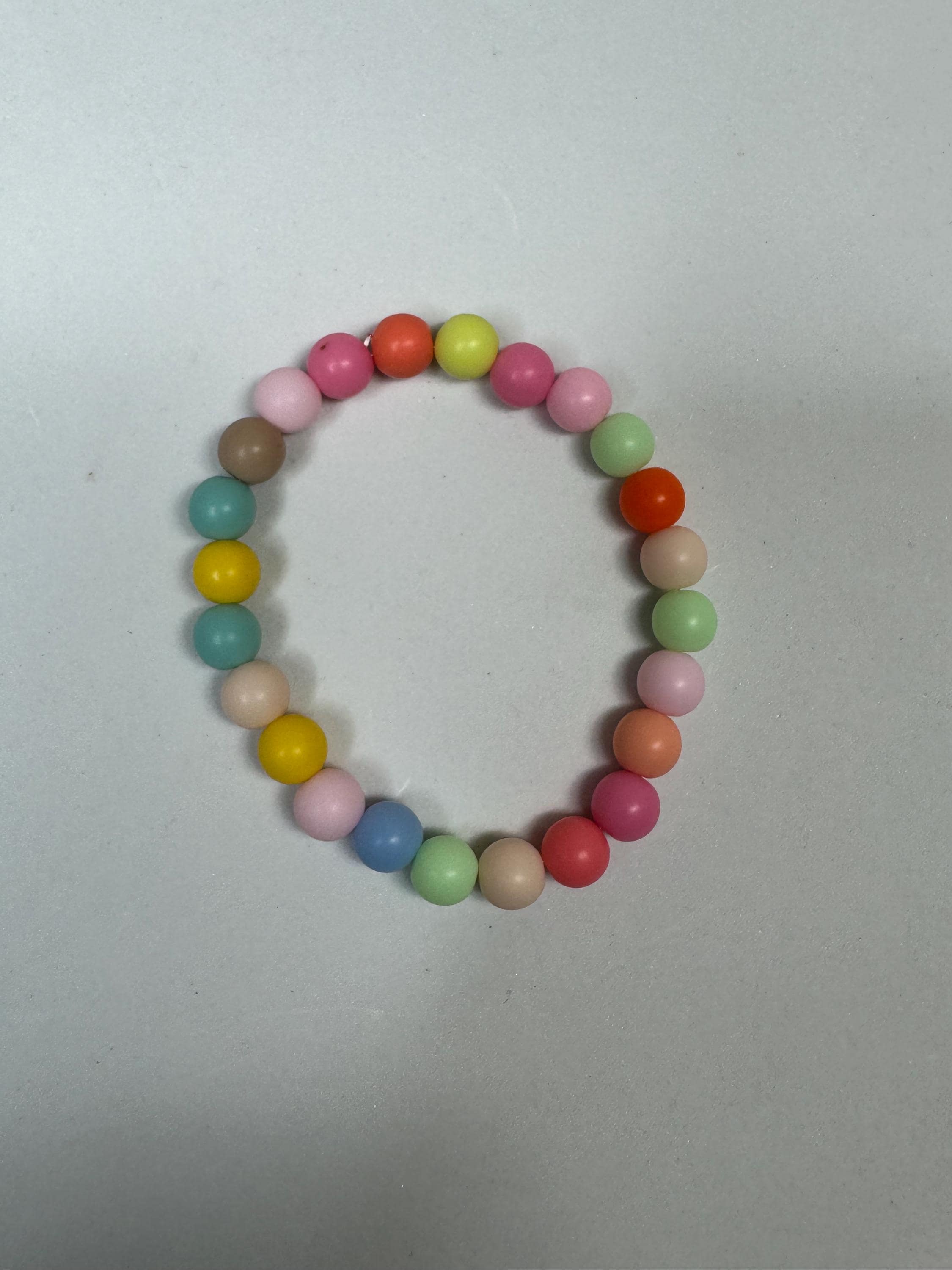 Spring Plastic Beaded Stretchy Bracelets