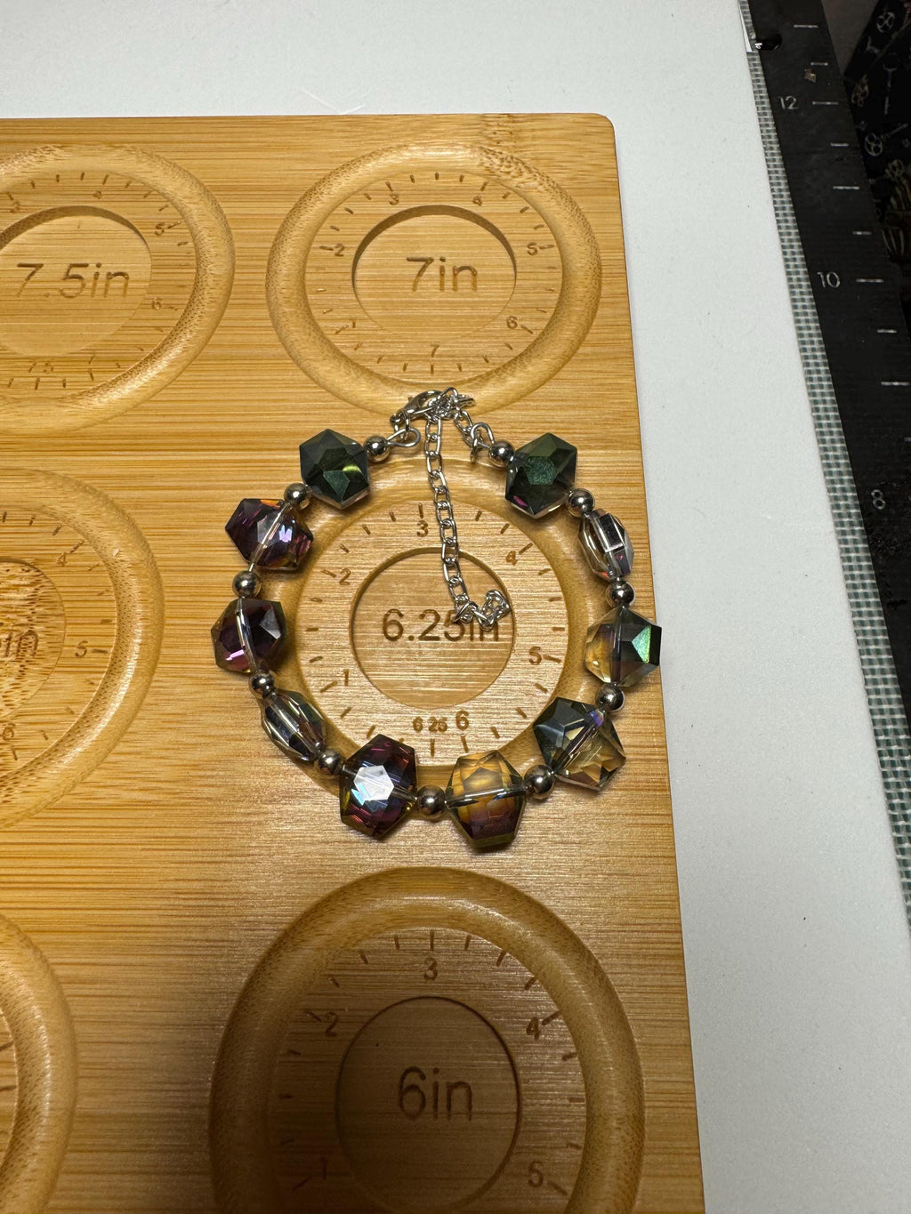Metal Beaded adjustable Bracelets