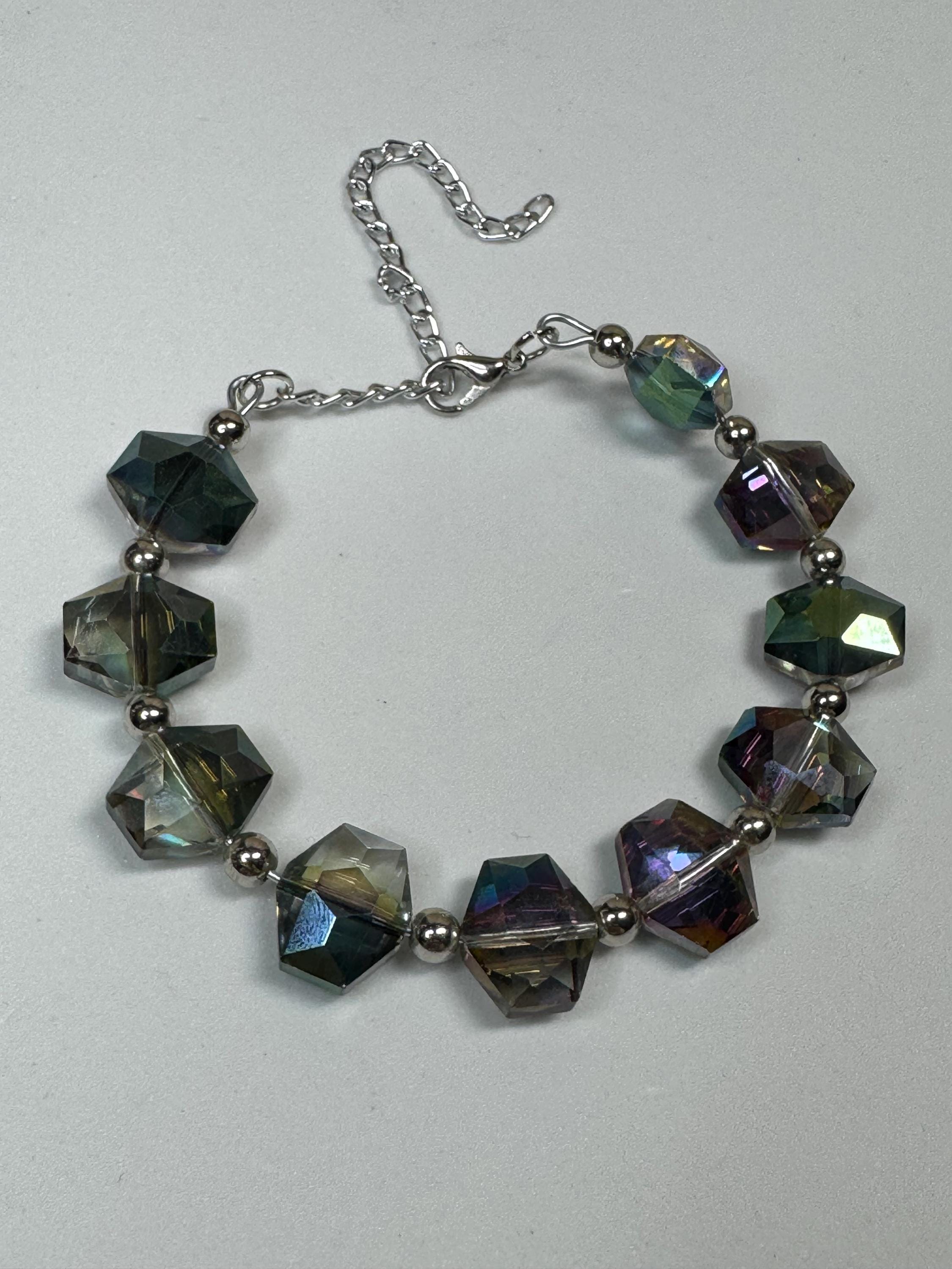Metal Beaded adjustable Bracelets