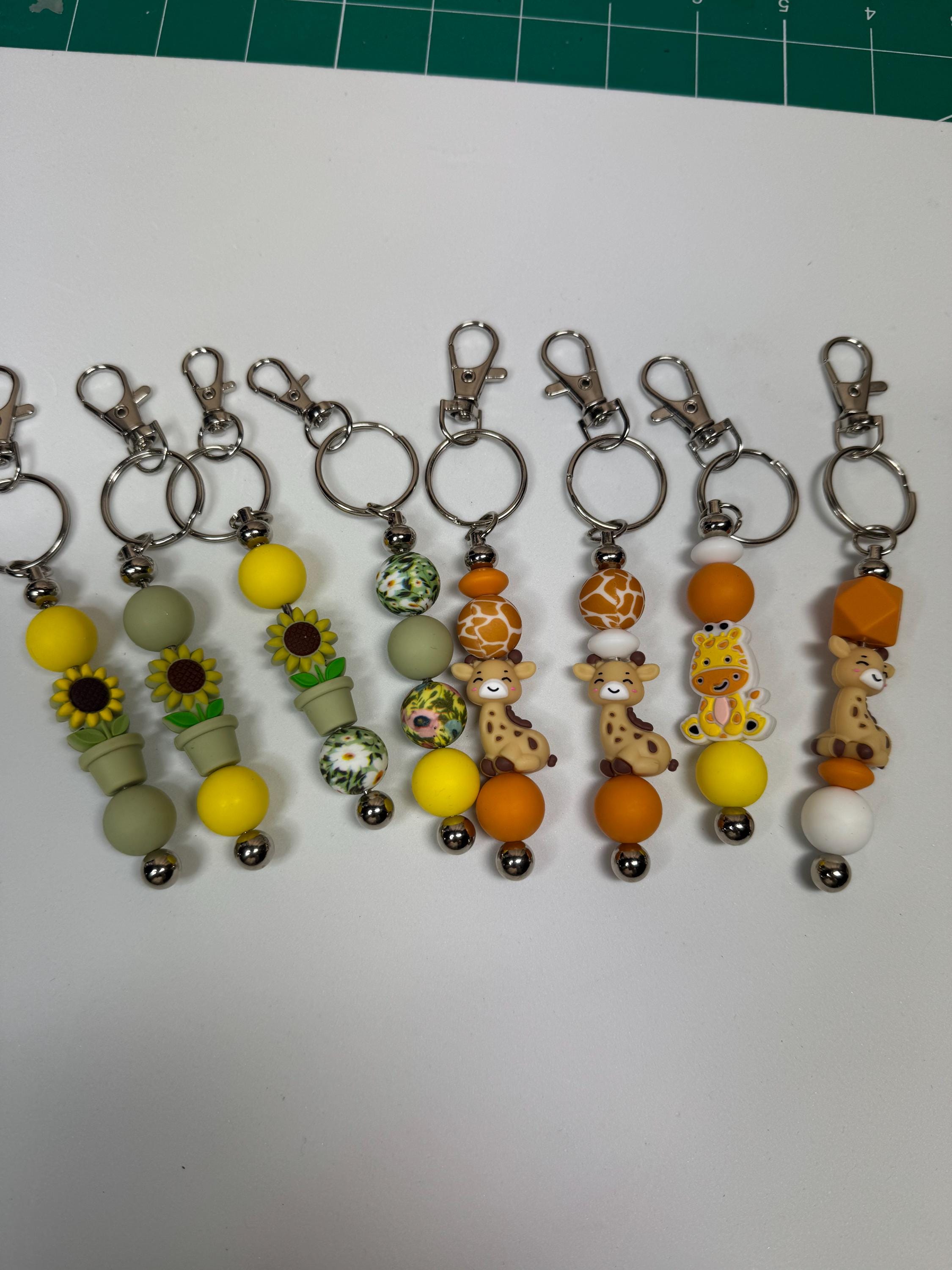 Sunflower and or Giraffe Keychains