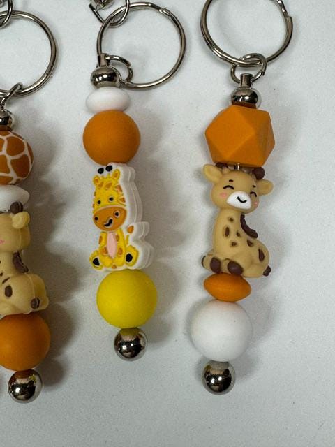 Sunflower and or Giraffe Keychains