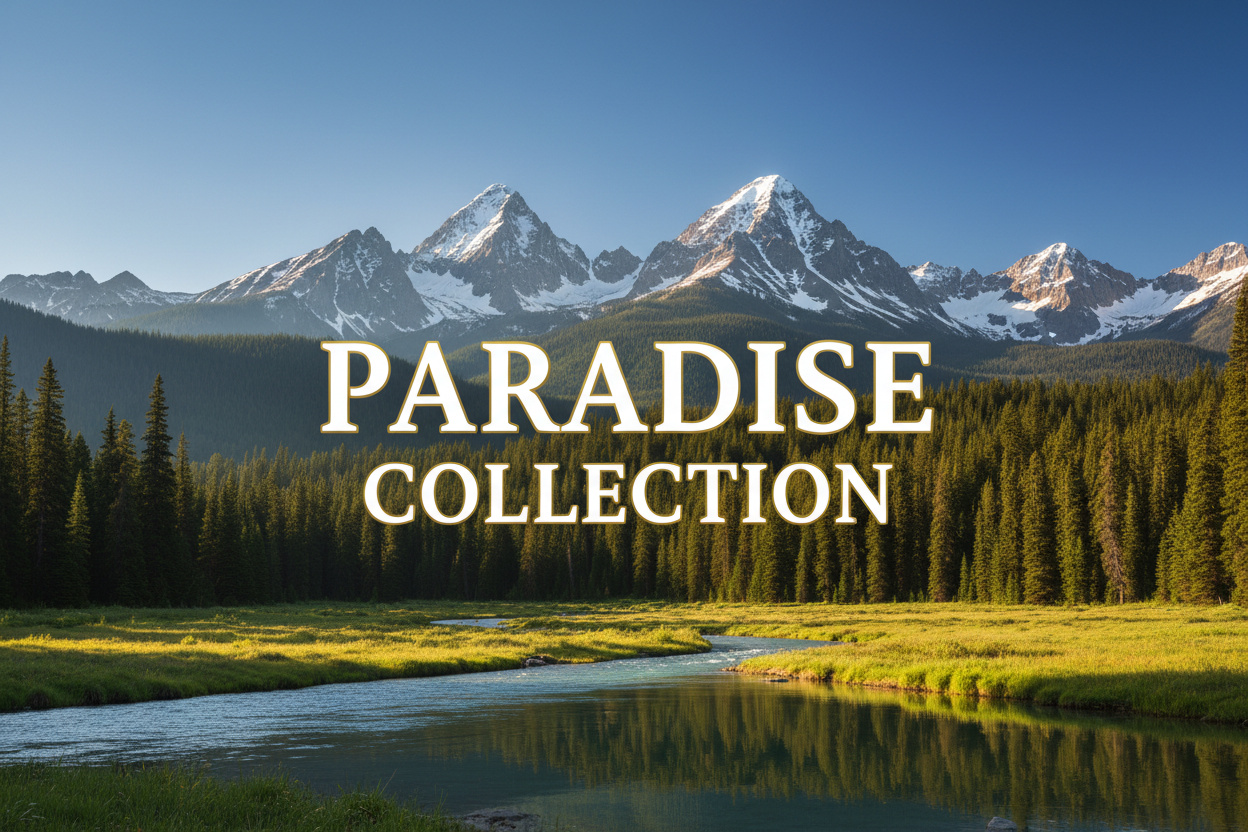 Paradise Collection Mountain Banner